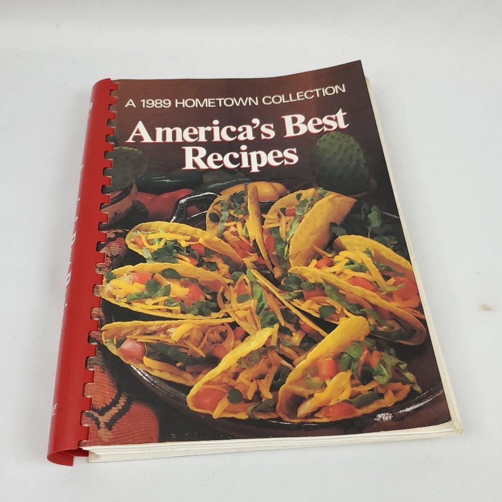 Americas Best Recipes "A 1989 Hometown Collection" Paperback Cook Book